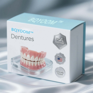 BQYOOM™ Dentures Invisible Comfort, Natural Grip