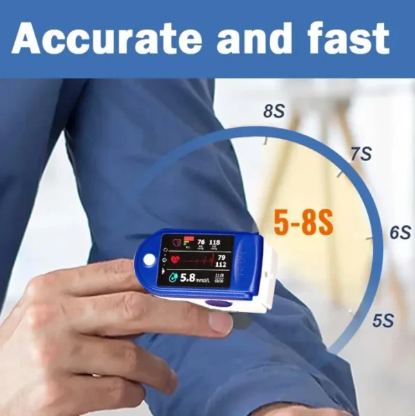 BQYOOM™ High Precision Non-Invasive Blood Glucose Meter👨‍⚕️ is clinically certified to be & 99.9% accurate