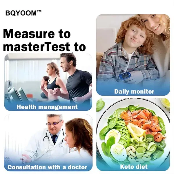 BQYOOM™ High Precision Non-Invasive Blood Glucose Meter👨‍⚕️ is clinically certified to be & 99.9% accurate