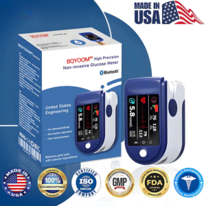 BQYOOM™ High Precision Non-Invasive Blood Glucose Meter👨‍⚕️ is clinically certified to be & 99.9% accurate