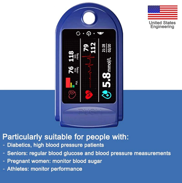 BQYOOM™ High Precision Non-Invasive Blood Glucose Meter👨‍⚕️ is clinically certified to be & 99.9% accurate