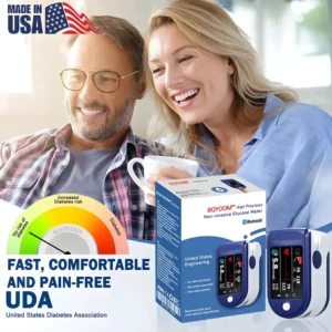 BQYOOM™ High Precision Non-Invasive Blood Glucose Meter👨‍⚕️ is clinically certified to be & 99.9% accurate