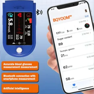 BQYOOM™ High Precision Non-Invasive Blood Glucose Meter👨‍⚕️ is clinically certified to be & 99.9% accurate
