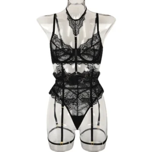 BQYOOM™ Lace Charming Sexy Black Rose