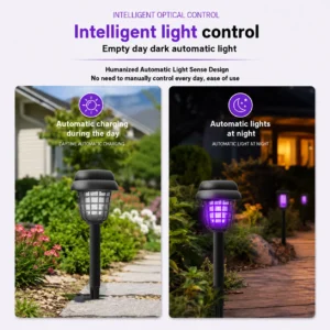 🦟❌Solar-Powered Mosquito Killer Lamp-Outdoor Solar LED Mosquito Killer Garden Lamp