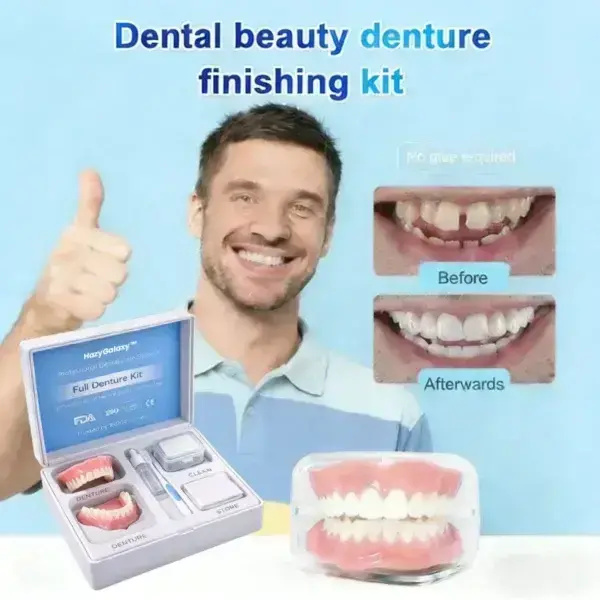 🎁🦷 HazyGalaxy™ Custom-Fit Smile Support Set ⏰ ENDS TODAY 49% OFF | Smile with Confidence😉