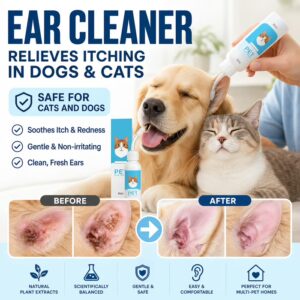 Pet Ear Cleaner for Dogs & Cats