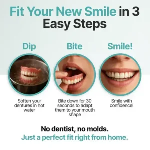 🌎Ends Today: 70% OFF! ⏰ Medical Full Denture with Strong Suctiond