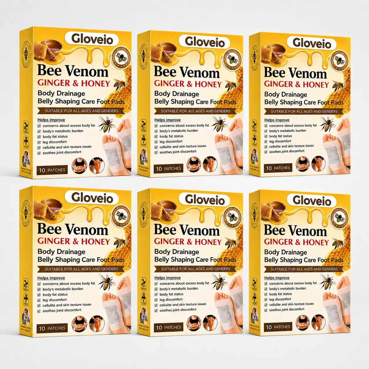 Gloveio™ Bee Venom Foot Patches