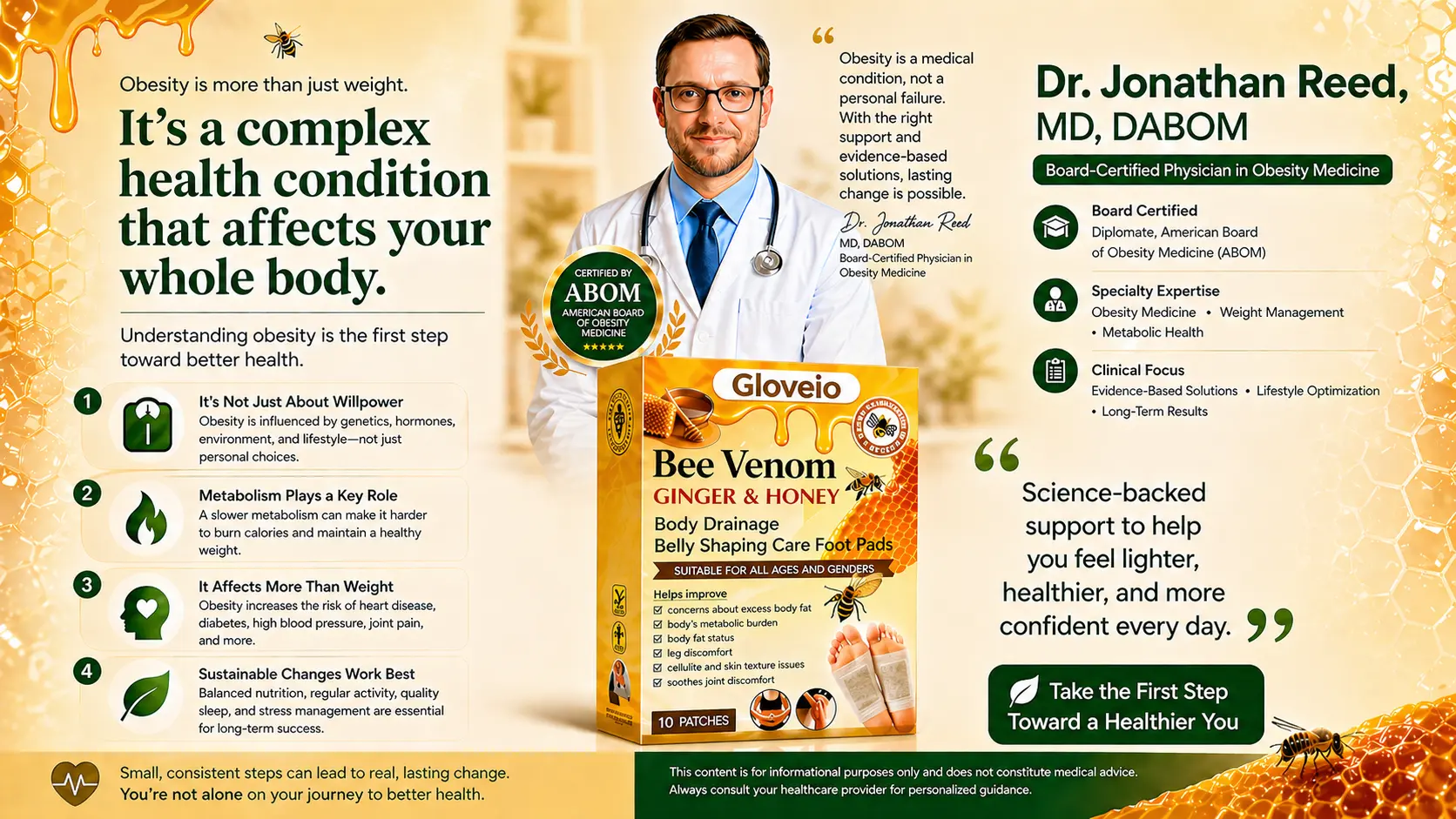 Gloveio™ Bee Venom Foot Patches