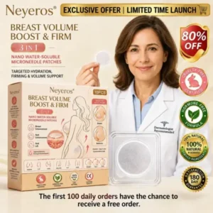 NEYEROS® Breast Enhancement Nano Microneedle Patch | Targeted Bust & Glute Care