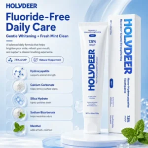 Nano Hydroxyapatite Toothpaste – Fluoride-Free Enamel Repair Paste