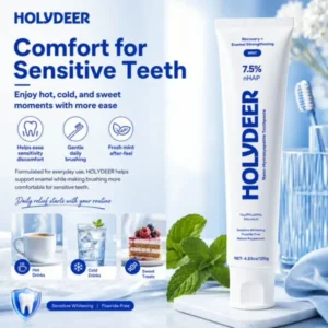 Nano Hydroxyapatite Toothpaste – Fluoride-Free Enamel Repair Paste