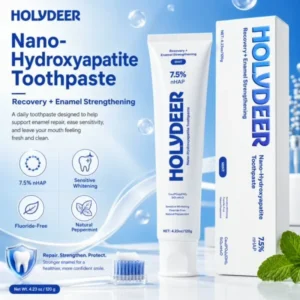 Nano Hydroxyapatite Toothpaste – Fluoride-Free Enamel Repair Paste